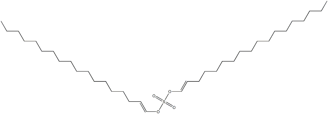 Sulfuric acid di(1-octadecenyl) ester 结构式