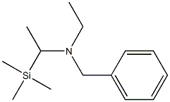 N-Ethyl-N-(1-trimethylsilylethyl)benzylamine 结构式