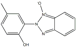 2-(2-Hydroxy-5-methylphenyl)-2H-benzotriazole 1-oxide 结构式