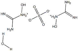 Hydroxyguanidinium sulphate hydrate 结构式