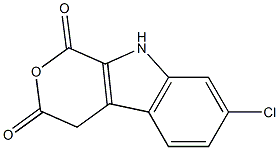 7-Chloropyrano[3,4-b]indole-1,3(4H,9H)-dione 结构式