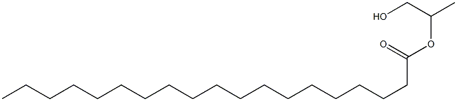 Nonadecanoic acid 2-hydroxy-1-methylethyl ester 结构式