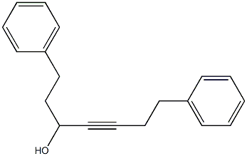 1-(2-Phenylethyl)-5-phenyl-2-pentyn-1-ol 结构式