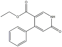 4-Phenyl-2-oxo-1,2-dihydropyridine-5-carboxylic acid ethyl ester 结构式