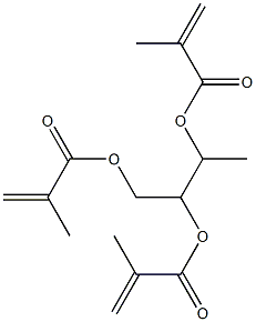 1,2,3-Butanetriol trismethacrylate 结构式