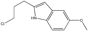 2-(3-Chloropropyl)-5-methoxy-1H-indole 结构式