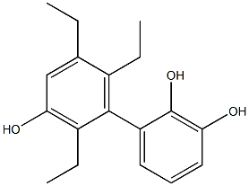 2',5',6'-Triethyl-1,1'-biphenyl-2,3,3'-triol 结构式