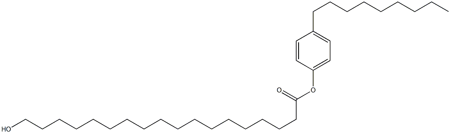 18-Hydroxystearic acid 4-nonylphenyl ester 结构式