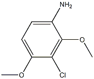 3-Chloro-2,4-dimethoxyaniline 结构式