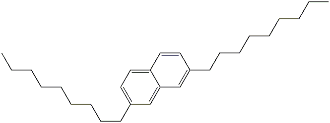 2,7-Dinonylnaphthalene 结构式