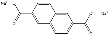 2,6-Naphthalenedicarboxylic acid disodium salt 结构式