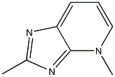 2,4-Dimethyl-4H-imidazo[4,5-b]pyridine 结构式