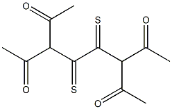 1,1,4,4-Tetraacetylbutane-2,3-dithione 结构式