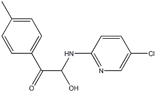 5-Chloro-2-[[2-(p-tolyl)-1-hydroxy-2-oxoethyl]amino]pyridine 结构式