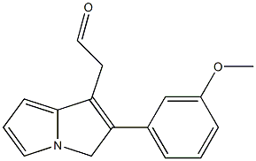 2-(3-Methoxyphenyl)-1-pyrrolizinoethanone 结构式