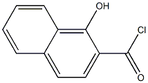 1-Hydroxy-2-naphthoyl chloride 结构式