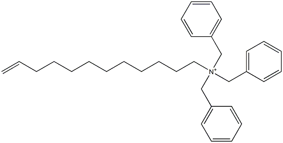 (11-Dodecenyl)tribenzylaminium 结构式