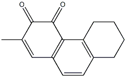 5,6,7,8-Tetrahydro-2-methylphenanthrene-3,4-dione 结构式