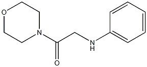 4-(N-Phenylglycyl)morpholine 结构式