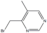 5-Methyl-4-(bromomethyl)pyrimidine 结构式