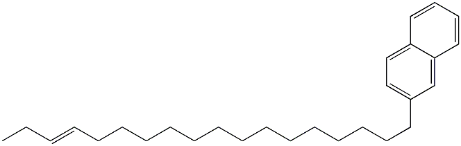 2-(15-Octadecenyl)naphthalene 结构式
