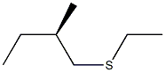 [R,(-)]-Ethyl 2-methylbutyl sulfide 结构式