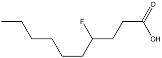 4-Fluorocapric acid 结构式