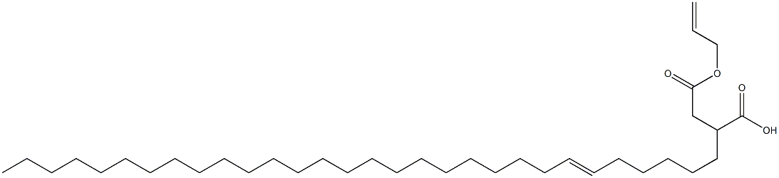 2-(6-Triacontenyl)succinic acid 1-hydrogen 4-allyl ester 结构式