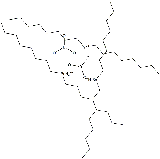 Boric acid dioctyltin(IV) salt 结构式