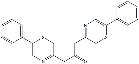 6-Phenyl-2H-1,4-thiazin-3-yl(methyl) ketone 结构式