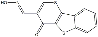 3-[(Hydroxyimino)methyl]-4H-thiopyrano[3,2-b][1]benzothiophen-4-one 结构式