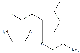 2,2'-[(Nonan-5-ylidene)bisthio]bis(ethanamine) 结构式