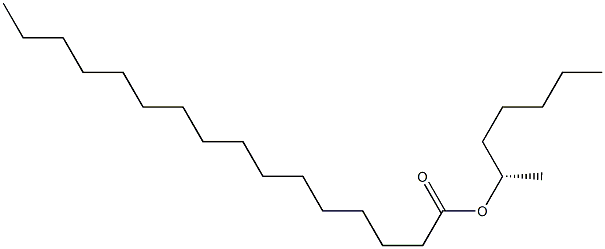 (+)-Palmitic acid (S)-1-methylhexyl ester 结构式