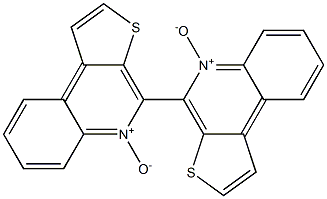 4,4'-Bi(thieno[2,3-c]quinoline)5,5'-dioxide 结构式