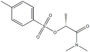 [R,(+)]-N,N-Dimethyl-2-[(p-tolylsulfonyl)oxy]propionamide 结构式