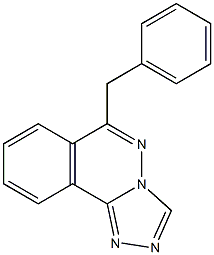6-Benzyl-1,2,4-triazolo[3,4-a]phthalazine 结构式