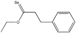 3-Phenylselenopropionic acid ethyl ester 结构式