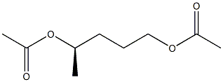 [R,(-)]-1,4-Pentanediol diacetate 结构式