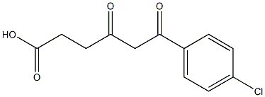 4,6-Dioxo-6-(4-chlorophenyl)hexanoic acid 结构式