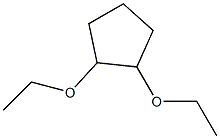 1,2-Diethoxycyclopentane 结构式