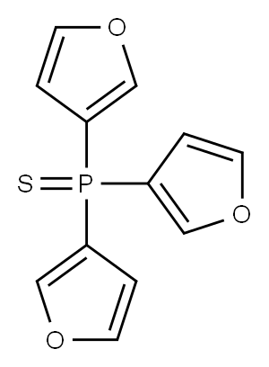 Tri(3-furyl)phosphine sulfide 结构式