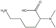 6-Amino-2-dimethylaminohexanoic acid 结构式