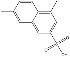 4,7-Dimethyl-2-naphthalenesulfonic acid 结构式