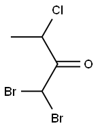 1,1-Dibromo-3-chloro-2-butanone 结构式