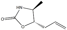 (4S,5S)-4-Methyl-5-allyloxazolidin-2-one 结构式