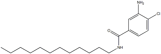 3-Amino-4-chloro-N-dodecylbenzamide 结构式