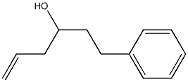 1-Phenyl-5-hexen-3-ol 结构式