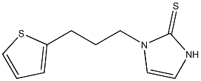 1-[3-(2-Thienyl)propyl]-1H-imidazole-2(3H)-thione 结构式