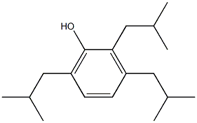 2,3,6-Triisobutylphenol 结构式