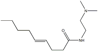 N-[2-(Dimethylamino)ethyl]-4-nonenamide 结构式